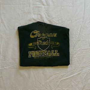 Vintage Green Oregon Ducks Sports Tee